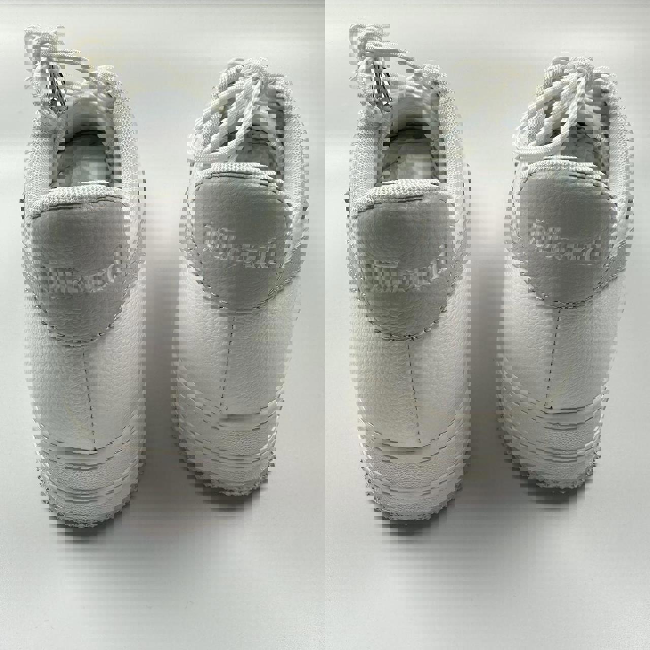 BAPE x JJJJound Bapesta sneakers in grey and white.