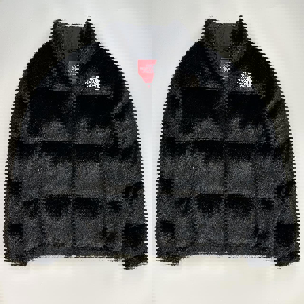 Supreme x The North Face TNF 700 Faux Fur Nuptse Jacket in black from FW20.