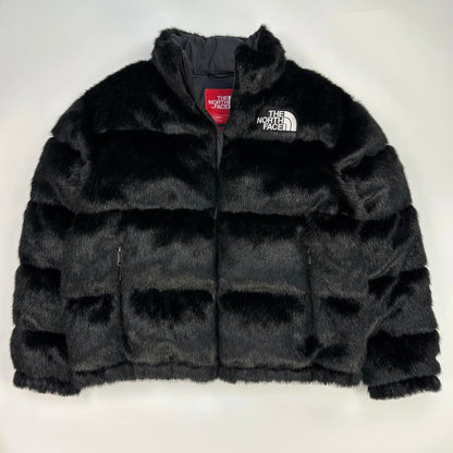 Supreme x The North Face TNF 700 Faux Fur Nuptse Jacket in black from FW20.