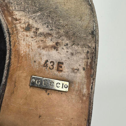Gucci Horsebit Suede Loafers
