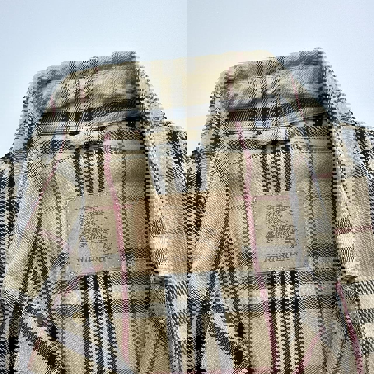 Burberry Nova Check Denim Jacket