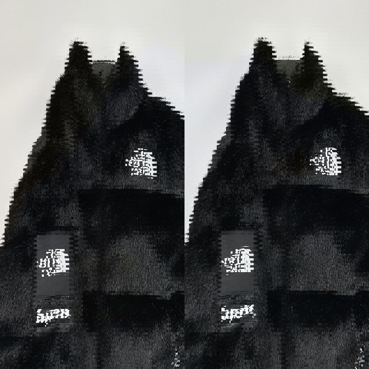 Supreme x The North Face TNF 700 Faux Fur Nuptse Jacket in black from FW20.