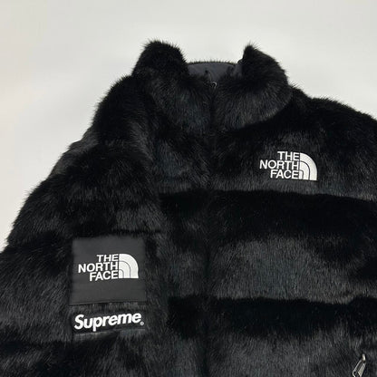 Supreme x The North Face TNF 700 Faux Fur Nuptse Jacket in black from FW20.