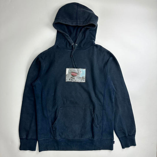 Supreme Astronaut hoodie in navy blue. Released in SS15.