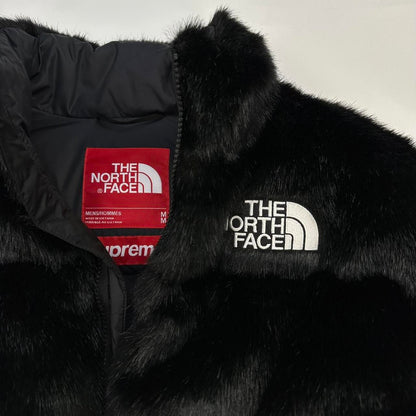 Supreme x The North Face TNF 700 Faux Fur Nuptse Jacket in black from FW20.