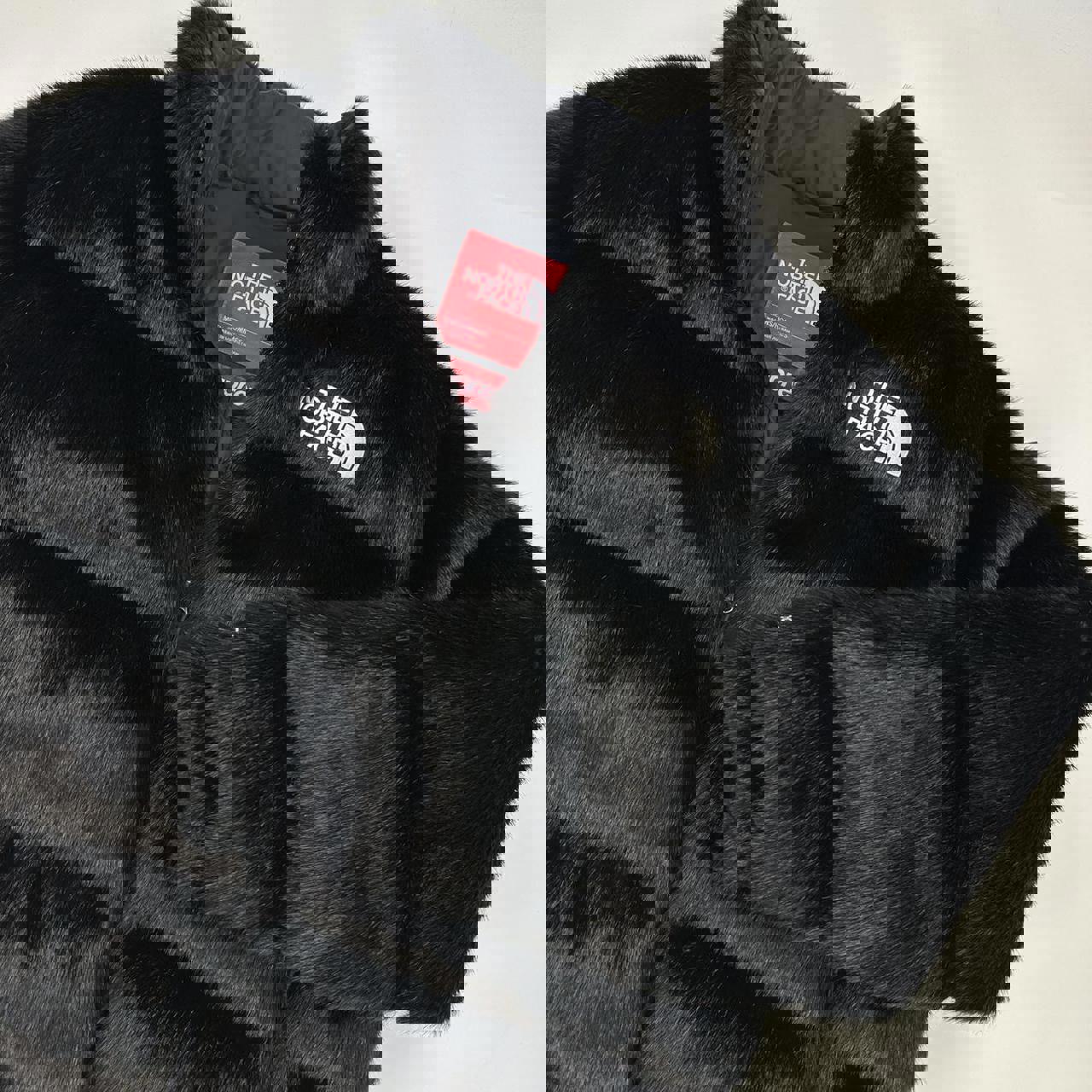 Supreme x The North Face TNF 700 Faux Fur Nuptse Jacket in black from FW20.